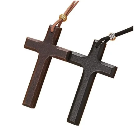 Pendants Vintage Cross Necklace Handmade Wooden Pendant Mens And Womens Fashion Accessories Drop Delivery Home Garden Arts, Crafts Gi Dhxhv